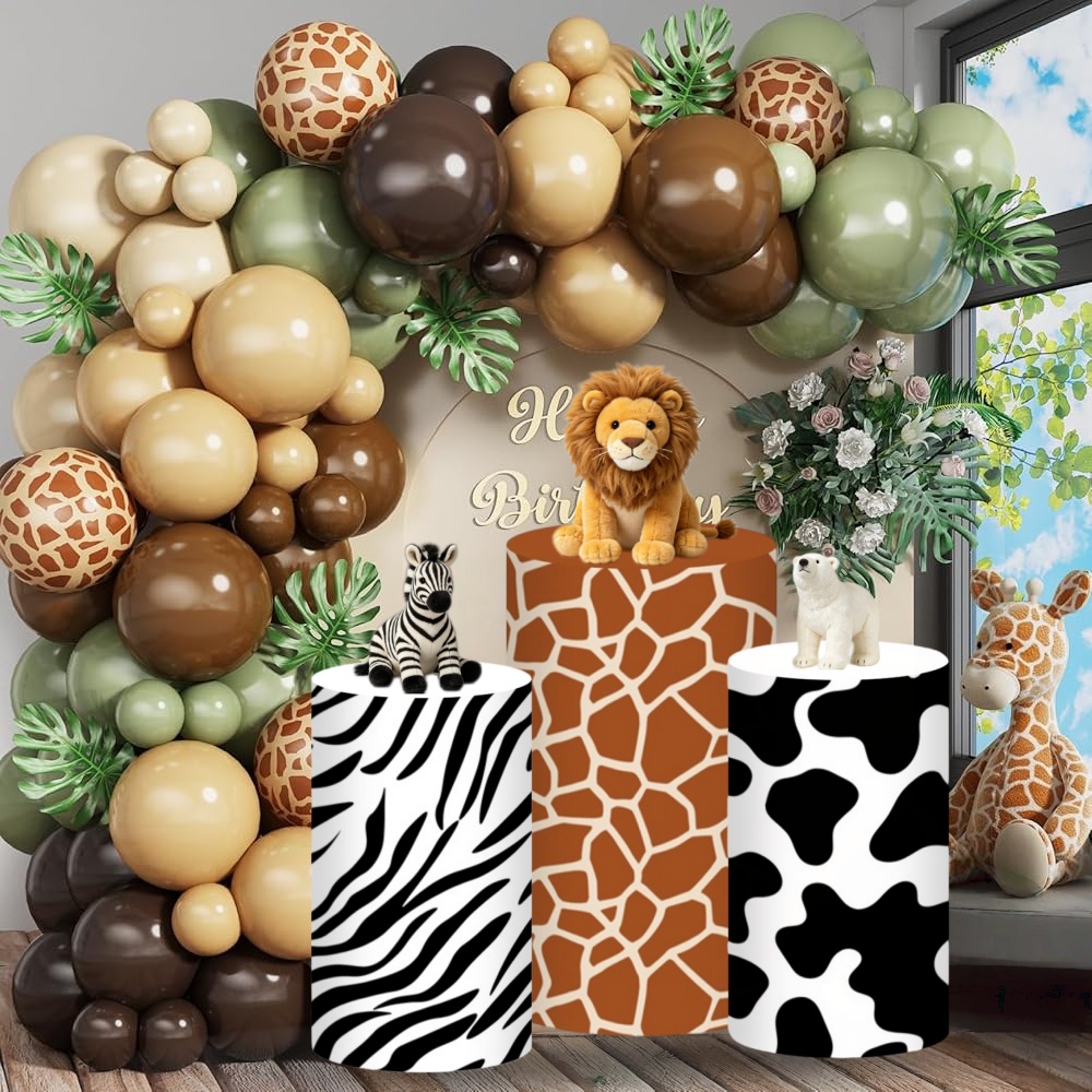 Safari Cylinder Pedestal Stand – Dessert Table Backdrop recenzja i cena