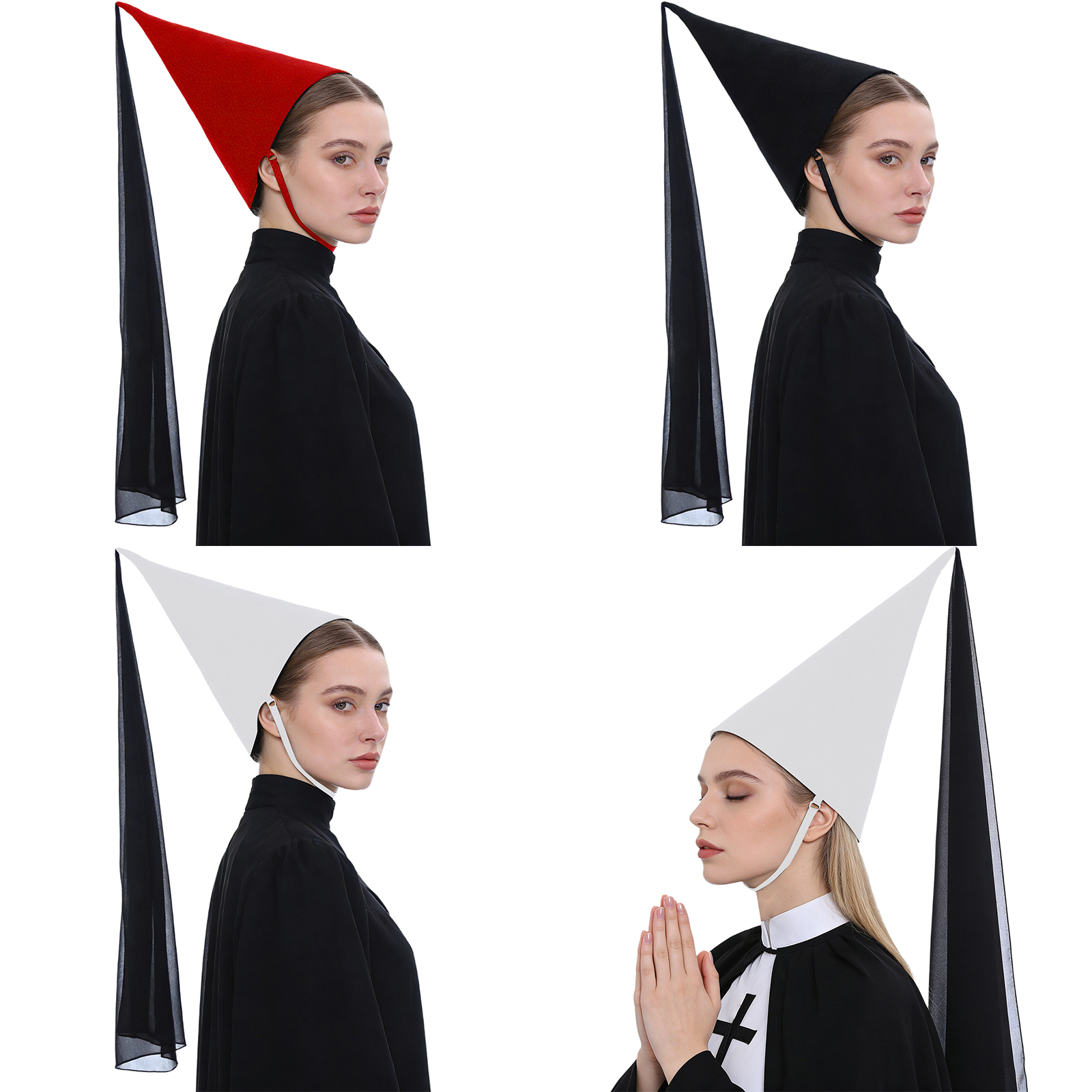 1Pcs Women Medieval Hennin Hat – Party Hat Cone recenzja i cena
