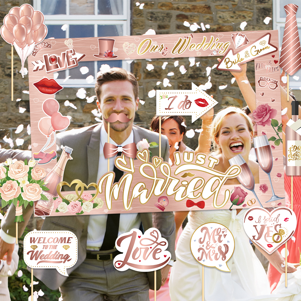 Wedding Decorations Bride to B – Photo Booth Frame recenzja i cena