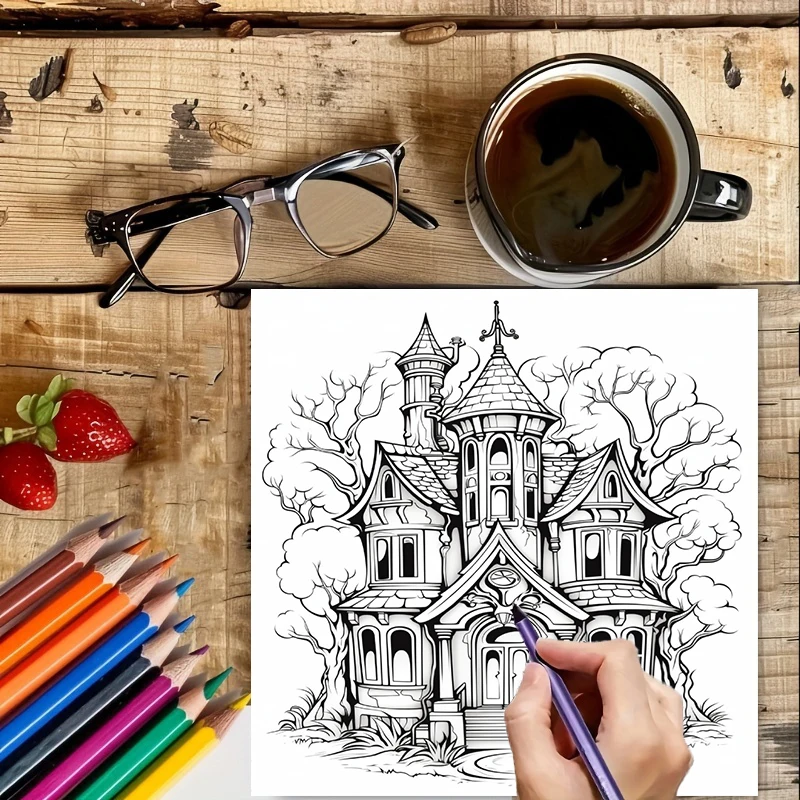 Haunted House Coloring Book fo – Event Supplies recenzja i cena