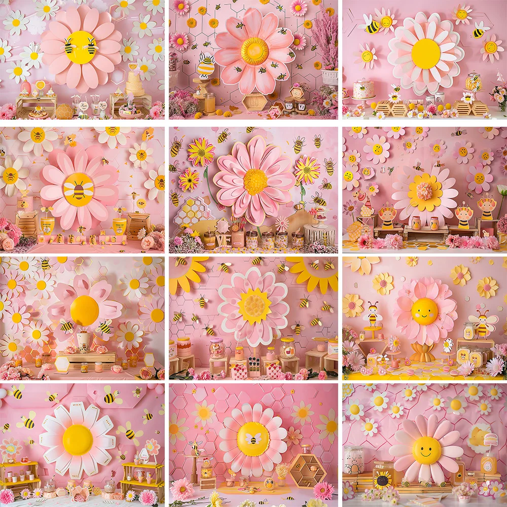 Mocsicka Sweet Daisy Girl Birt – Dessert Table Backdrop recenzja i cena