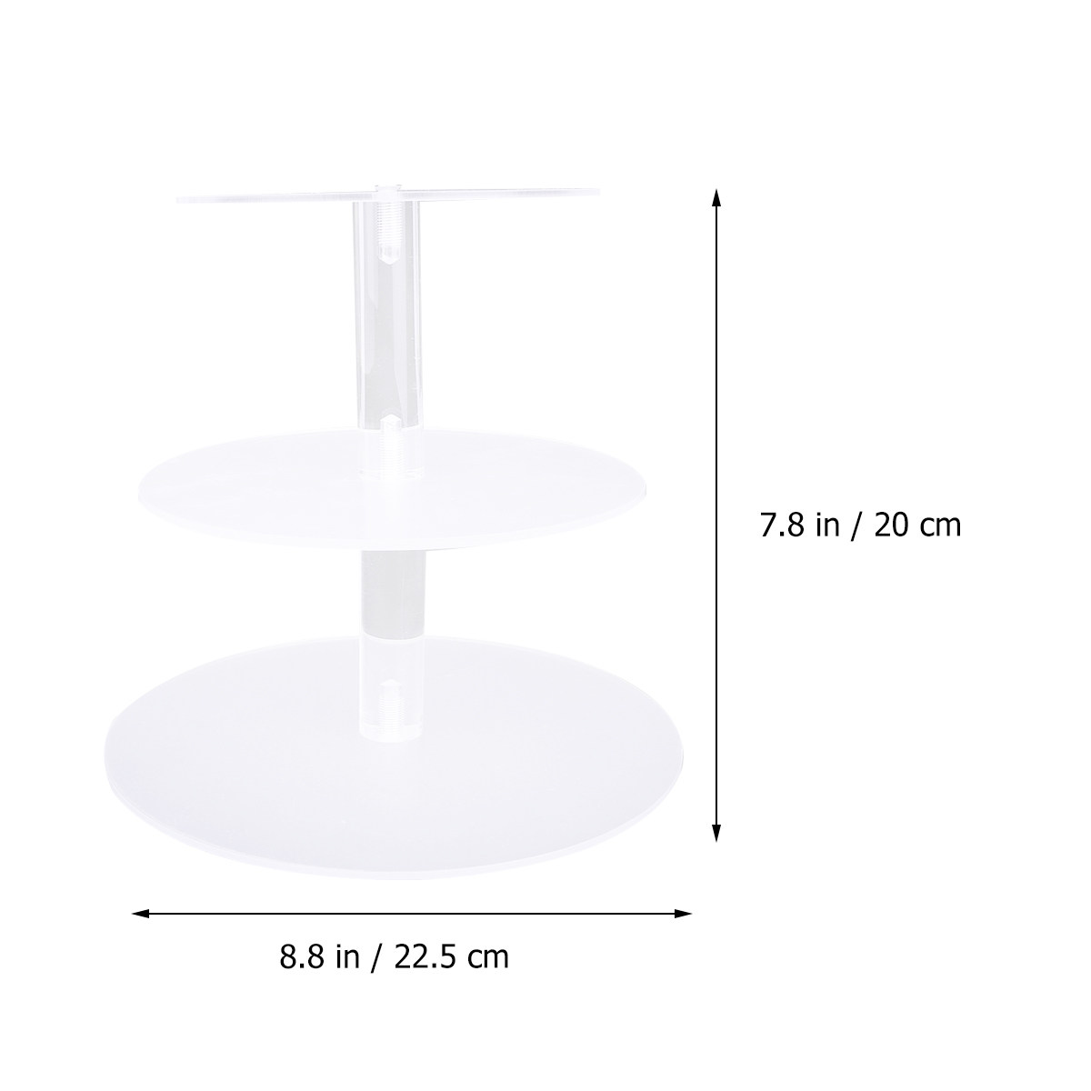 Round 3 Tier Acrylic Cake Stan – Cupcake Stand Tier recenzja i cena