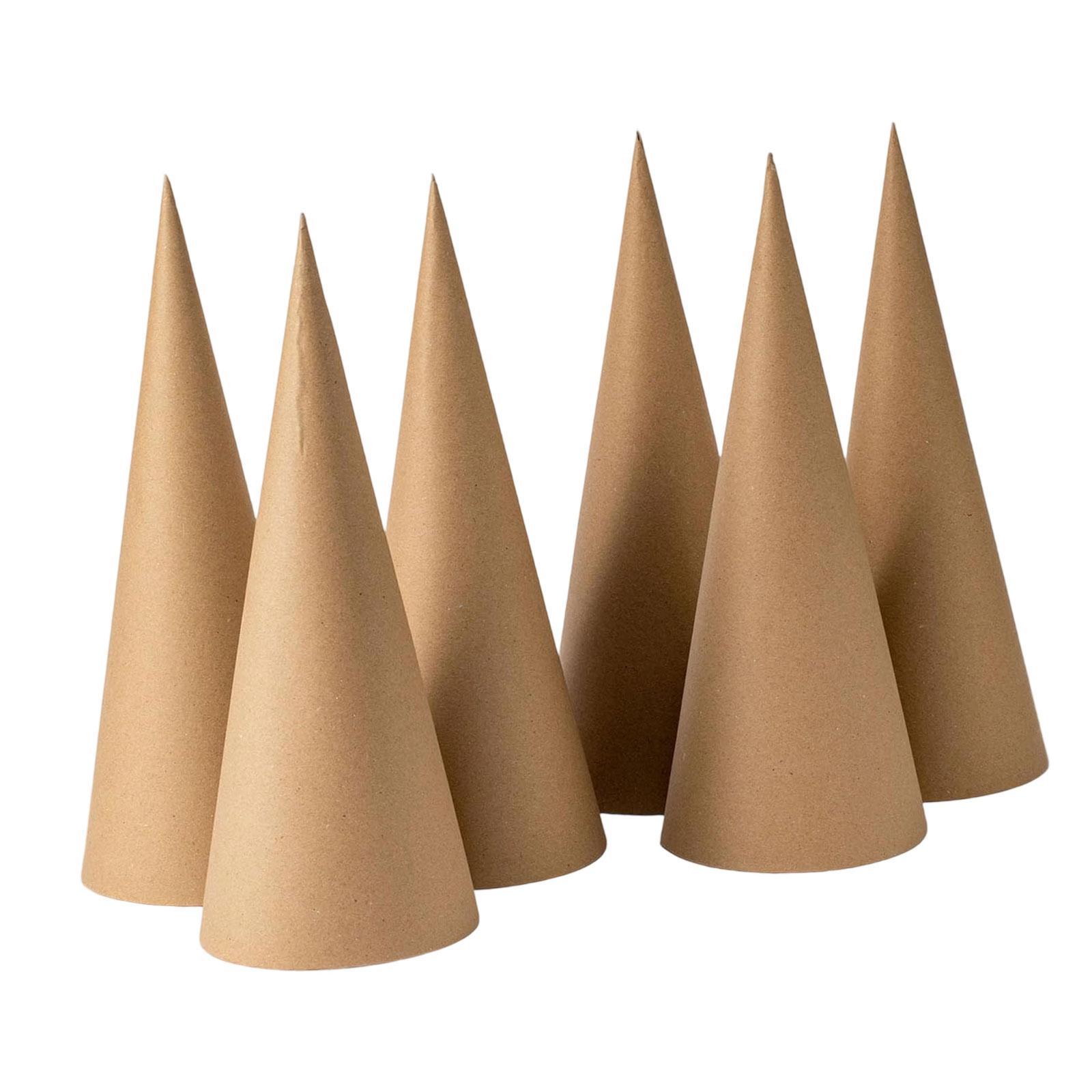 6Pcs Kraft Paper Mache Cones,C – Party Hat Cone recenzja i cena