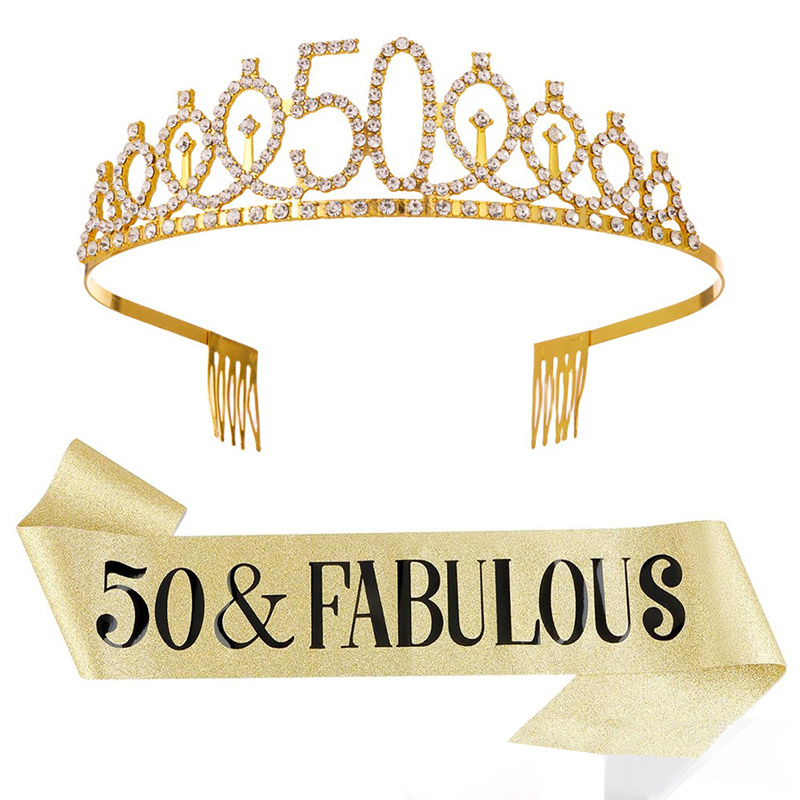 30- 50th  Birthday Anniversary – Birthday Sash Glitter recenzja i cena