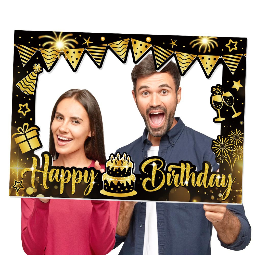 1 Piece Happy Birthday Photo B – Photo Booth Frame recenzja i cena