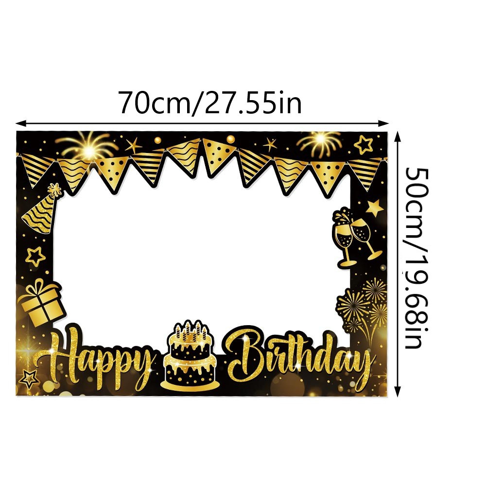 1 Piece Happy Birthday Photo B – Photo Booth Frame recenzja i cena