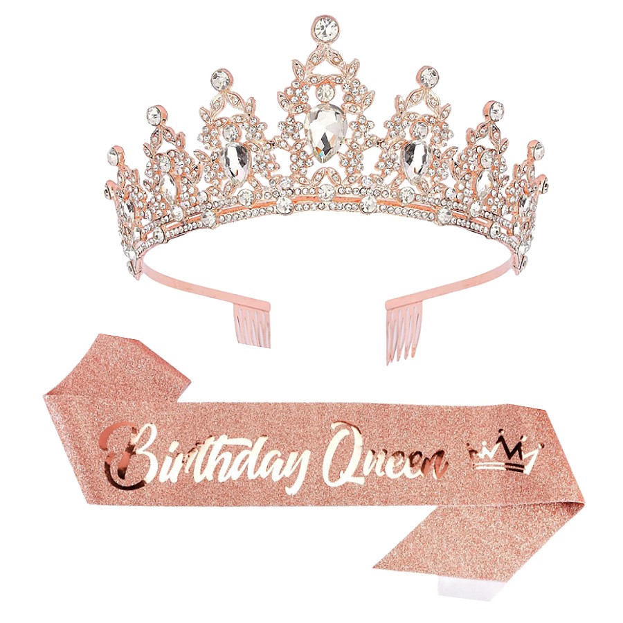 Women And Girl Baroque Rhinest – Birthday Sash Glitter recenzja i cena