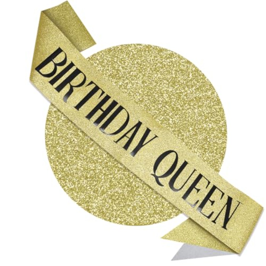 Birthday Queen Sash Glitter Go – Birthday Sash Glitter recenzja i cena