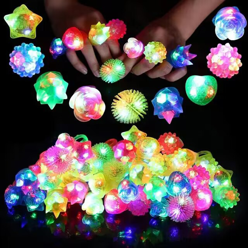 20/30/50pcs Glowing Rings LED  – Cotton Candy Cone recenzja i cena