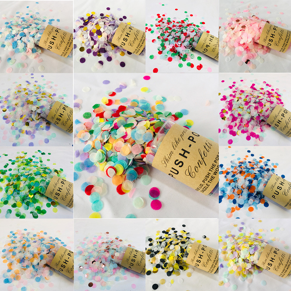 2pcs Multicolor Paper Scrap Fo – Confetti Cannon Tube recenzja i cena
