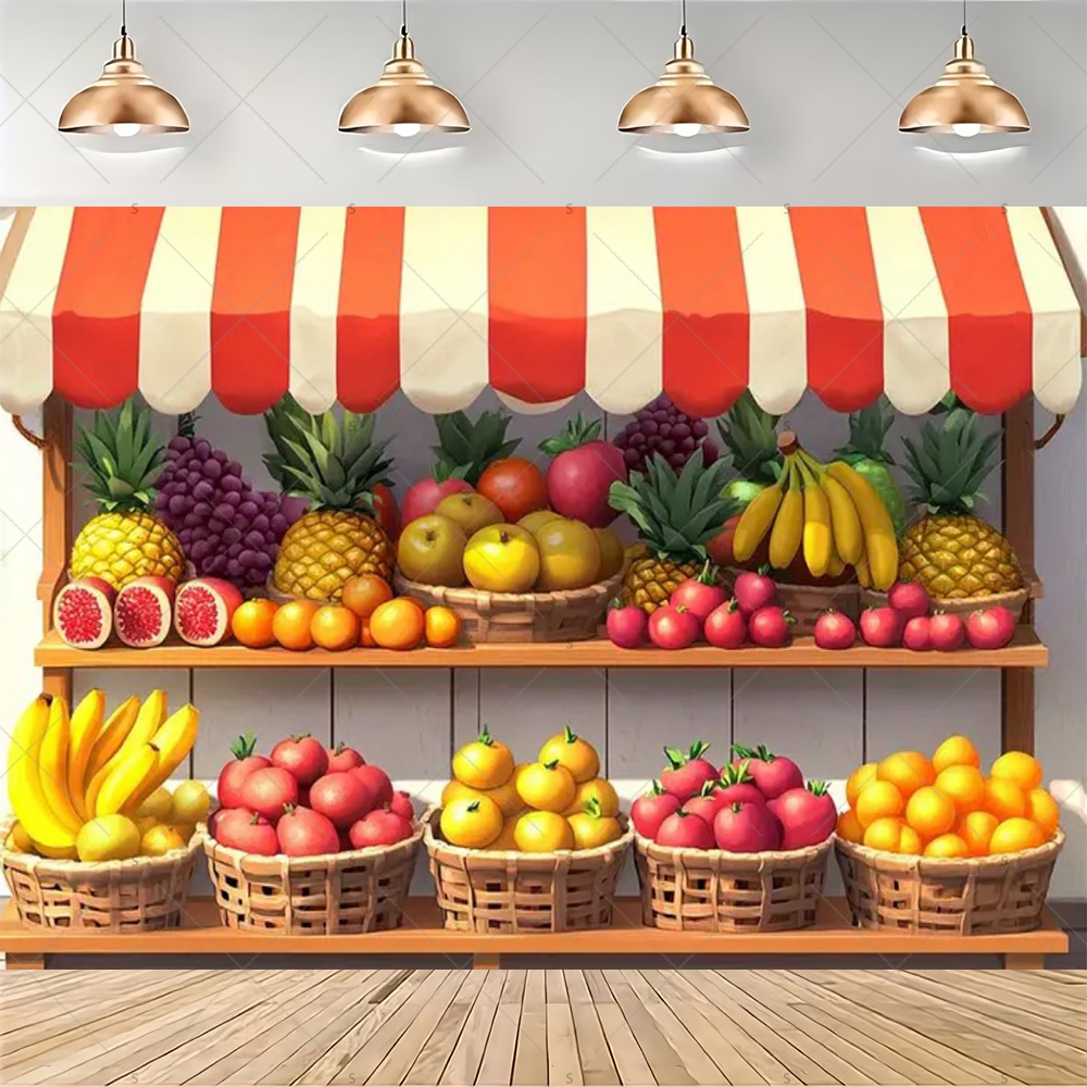 Colorful Supermarket Shelf Bac – Party Event Supply Store recenzja i cena