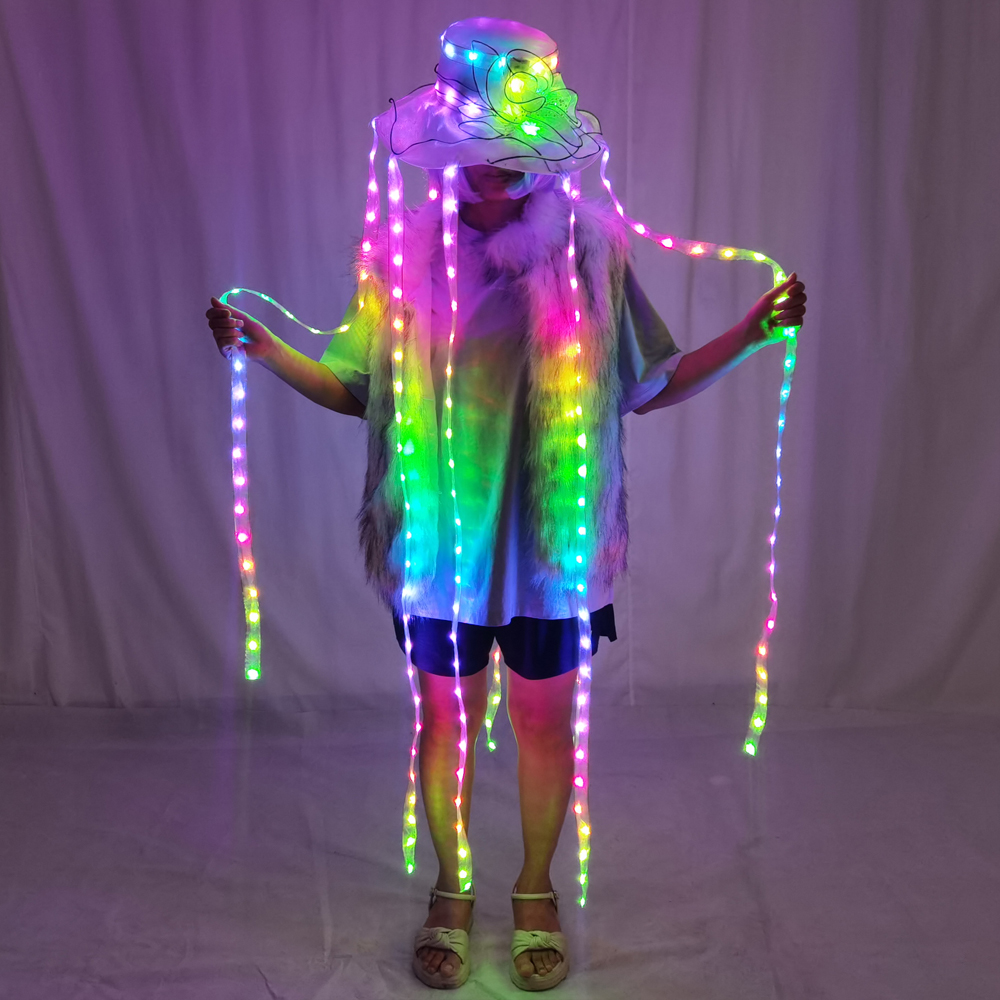 LED Jellyfish Hat Full Color L – Event Party Dj recenzja i cena