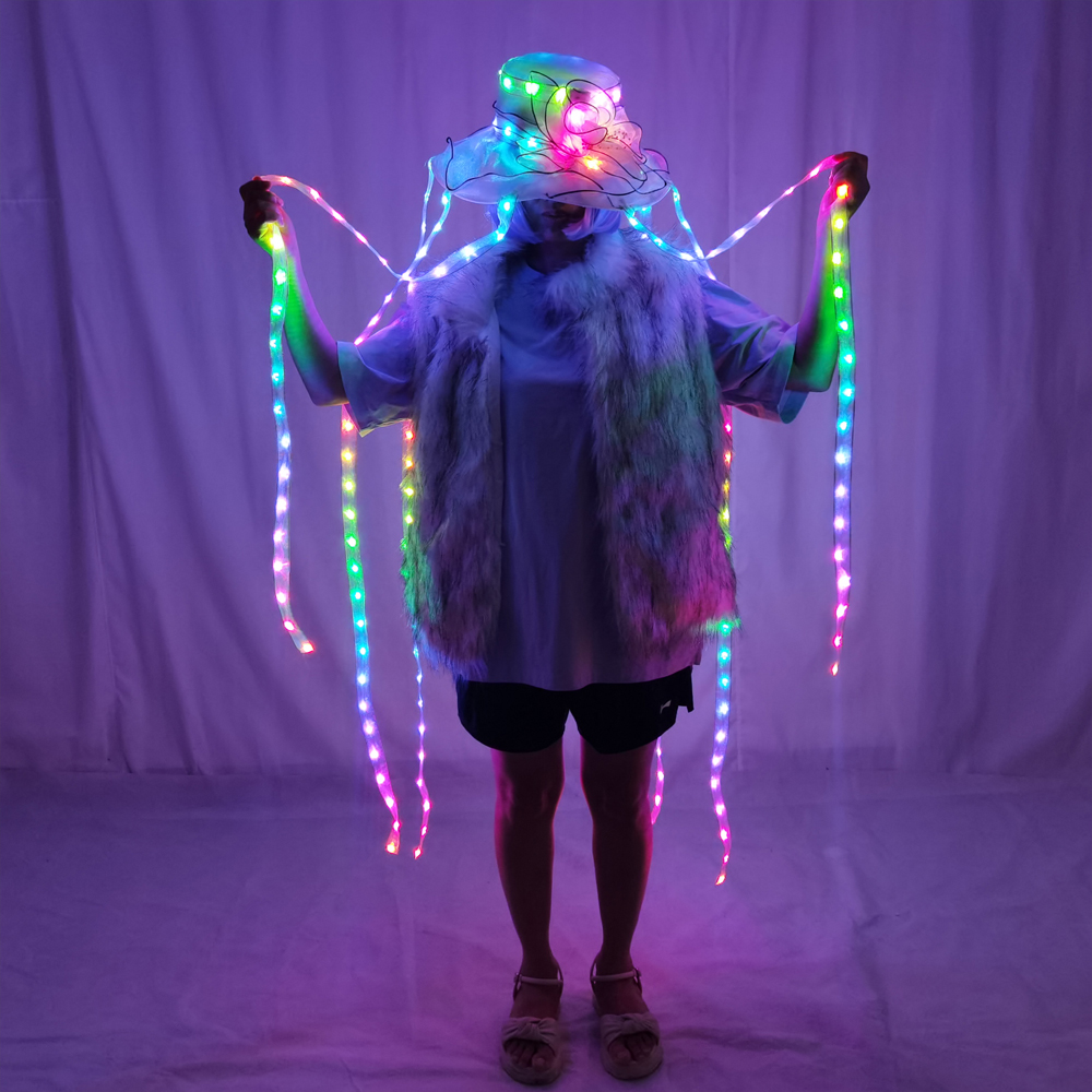 LED Jellyfish Hat Full Color L – Event Party Dj recenzja i cena
