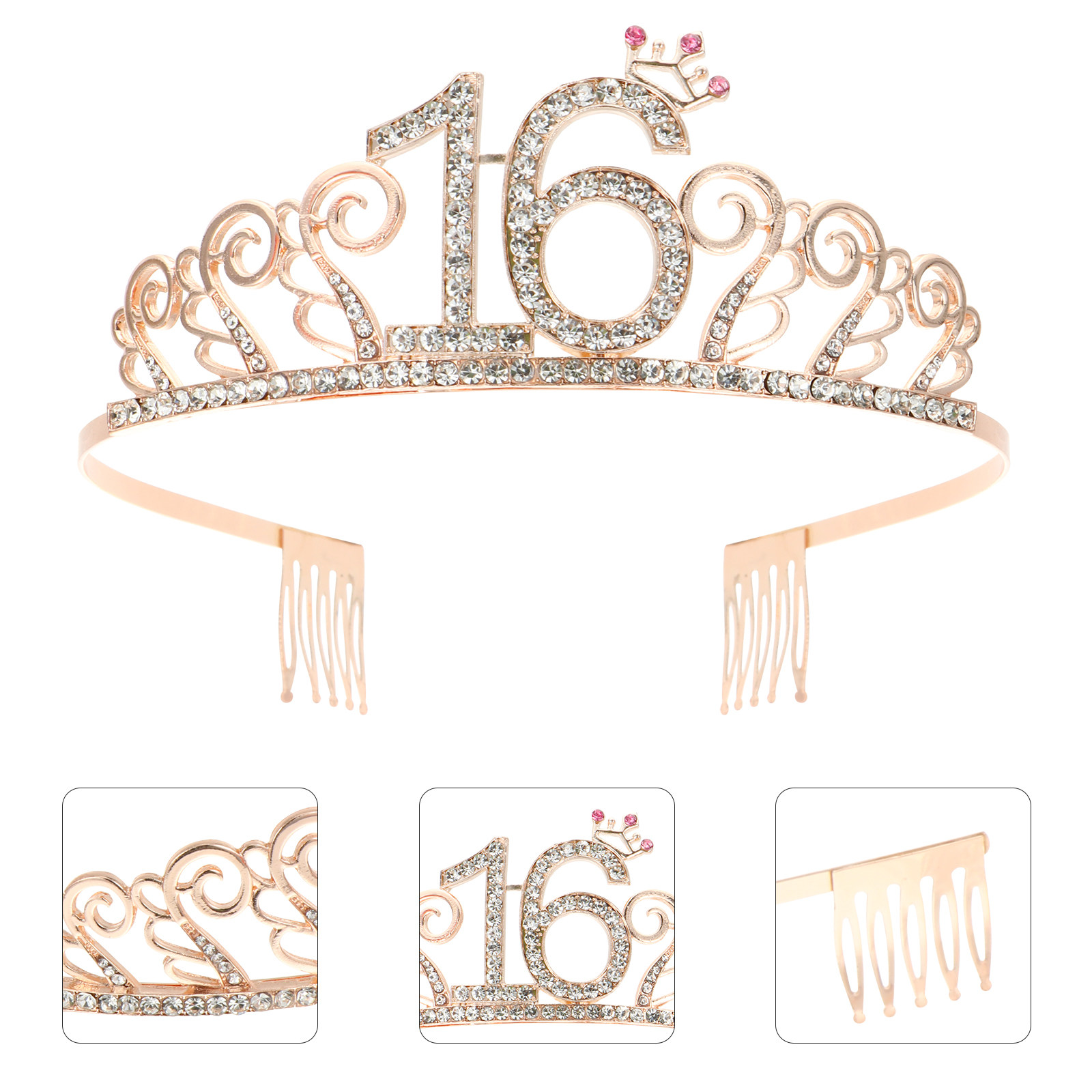 2Pcs Birthday Party Crown and  – Birthday Sash Glitter recenzja i cena