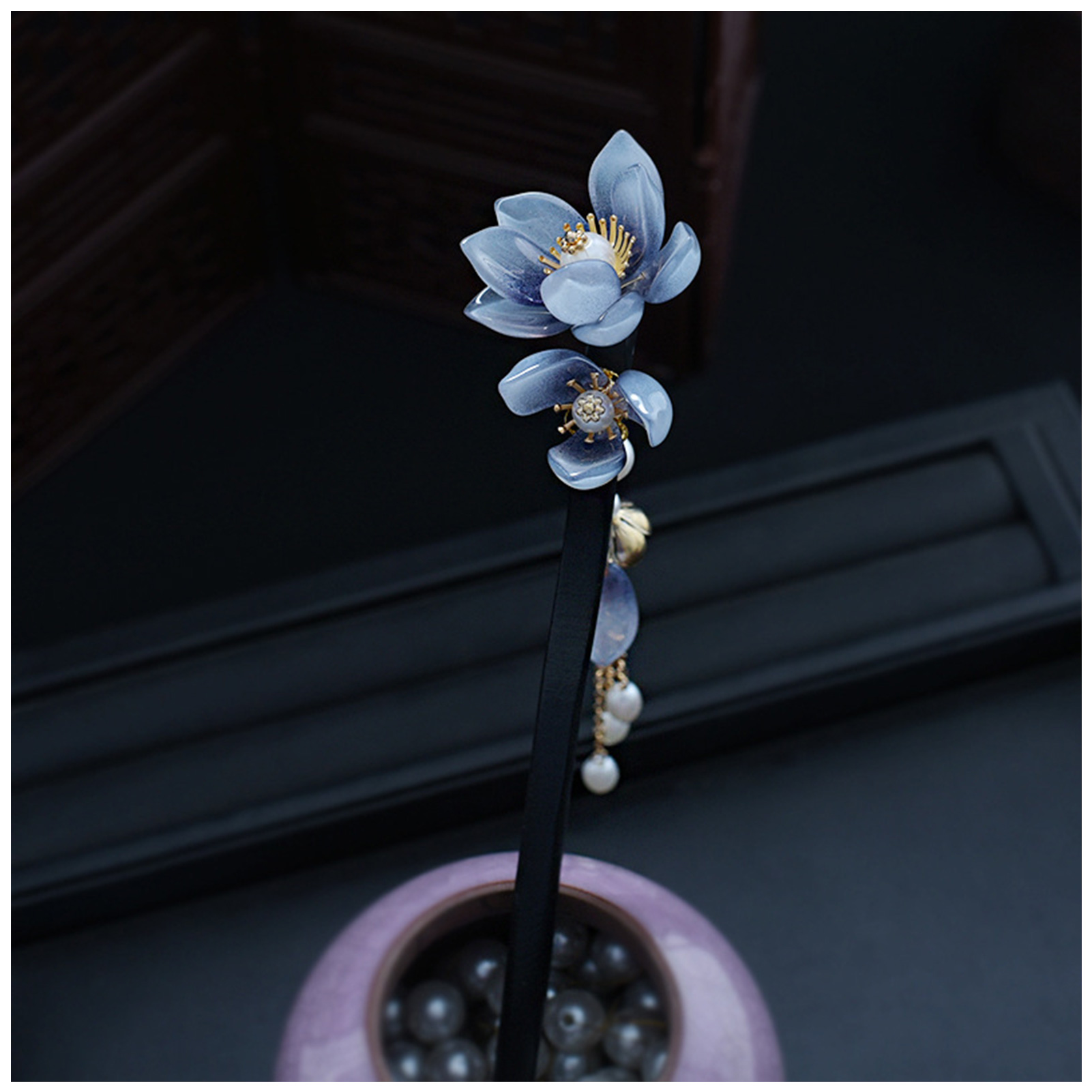Blue Flower Hair Stick Vintage – Event Suppliers recenzja i cena
