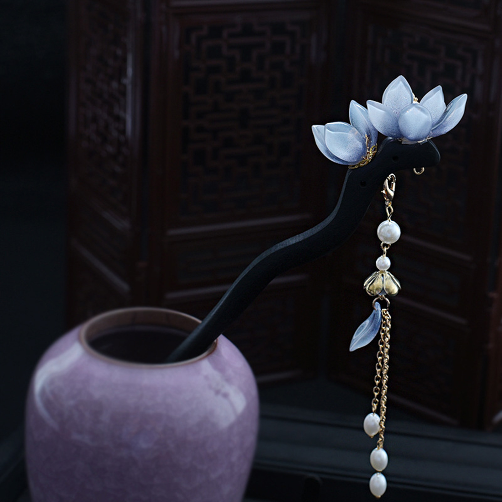Blue Flower Hair Stick Vintage – Event Suppliers recenzja i cena