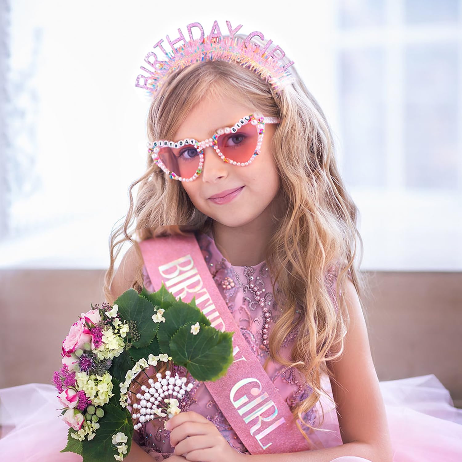Birthday Girl Headband Sash Su – Birthday Sash Glitter recenzja i cena