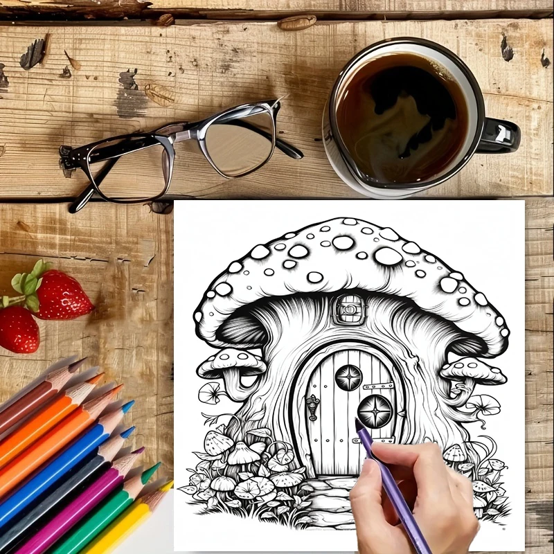 Coloring Book Fairy Door for A – Event Supplies recenzja i cena