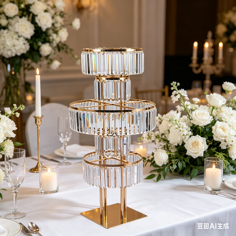 4 PCS Flower Rack Crystal Road – Party Event Supply Store recenzja i cena