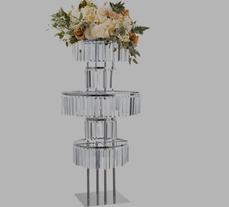 4 PCS Flower Rack Crystal Road – Party Event Supply Store recenzja i cena
