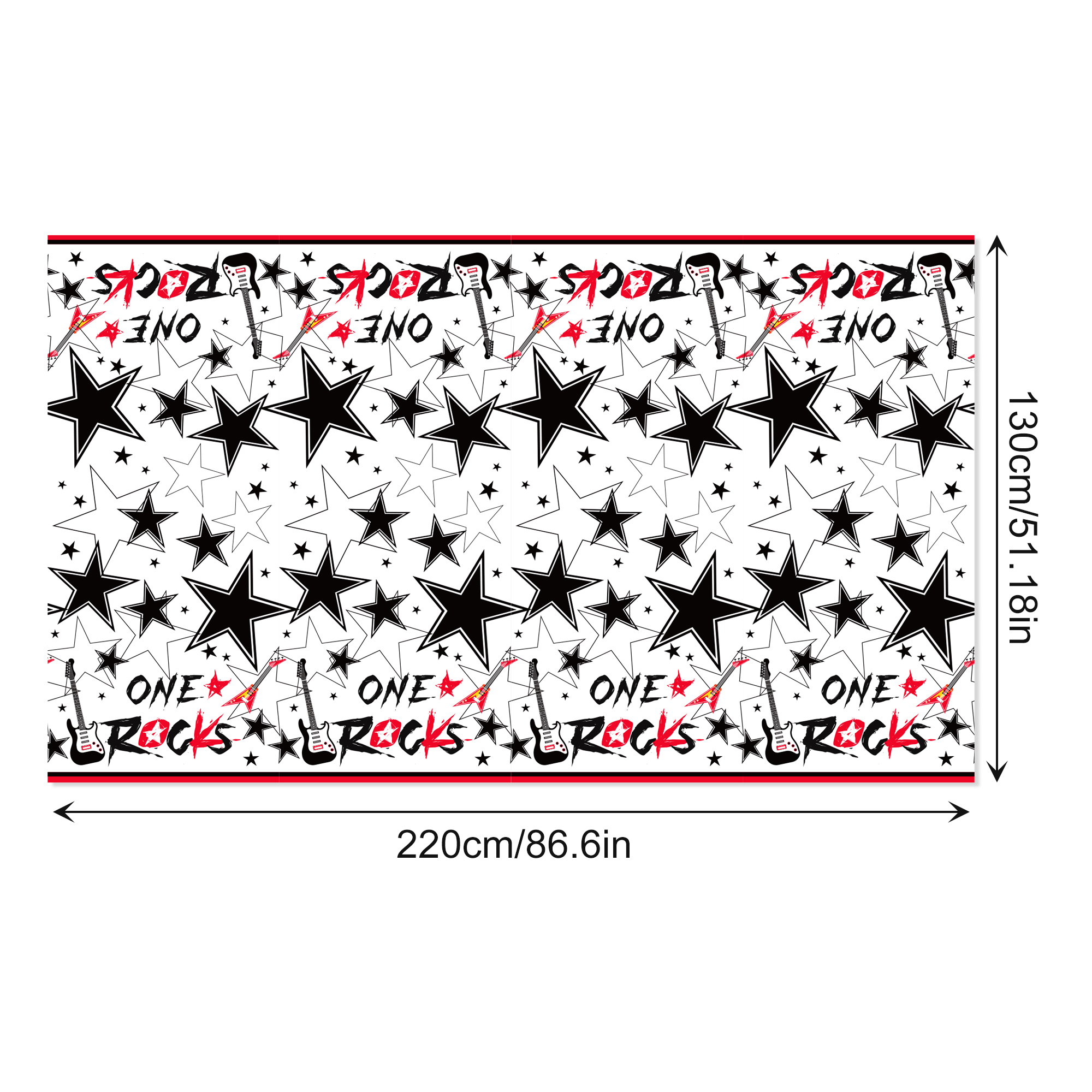 220x130cm Crazy Rock Disposabl – Table Cloth Disposable recenzja i cena