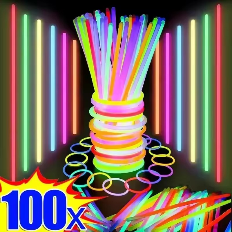50/100Pcs Fluorescence Sticks  – Cotton Candy Cone recenzja i cena