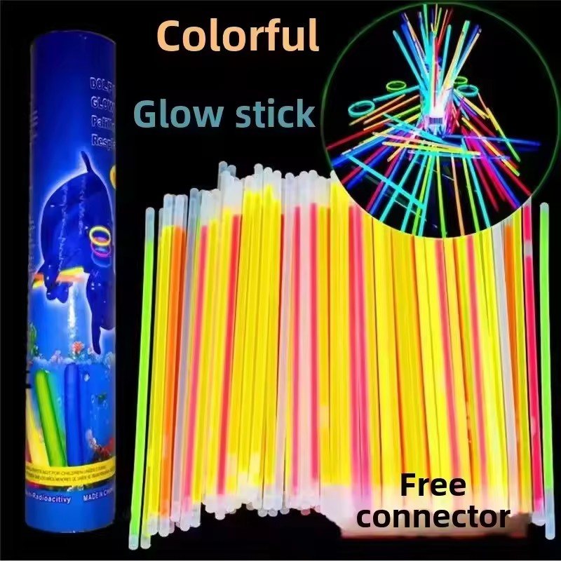 50/100Pcs Fluorescence Sticks  – Cotton Candy Cone recenzja i cena