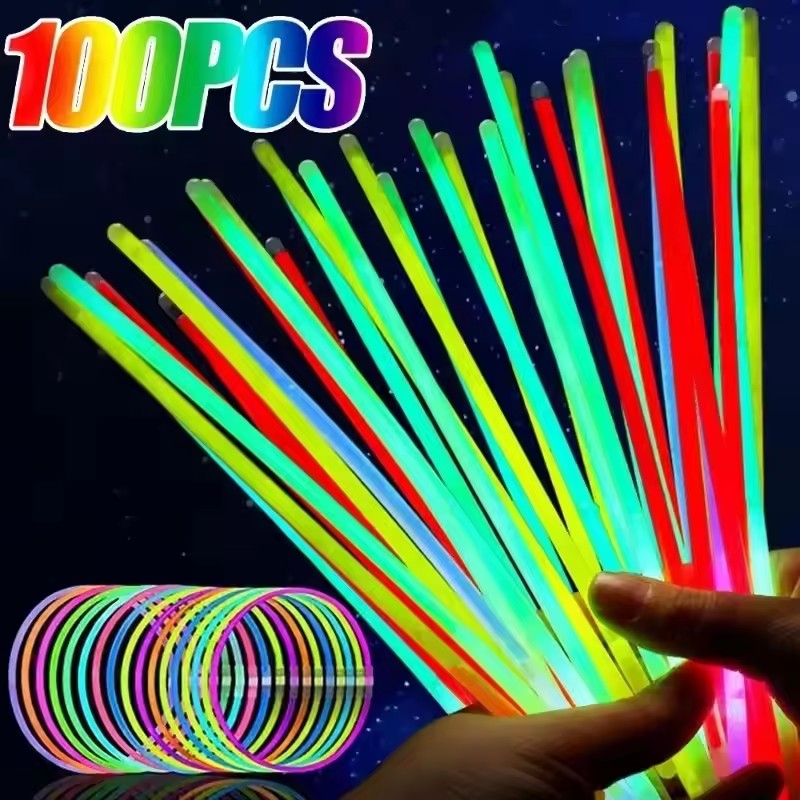 50/100Pcs Fluorescence Sticks  – Cotton Candy Cone recenzja i cena