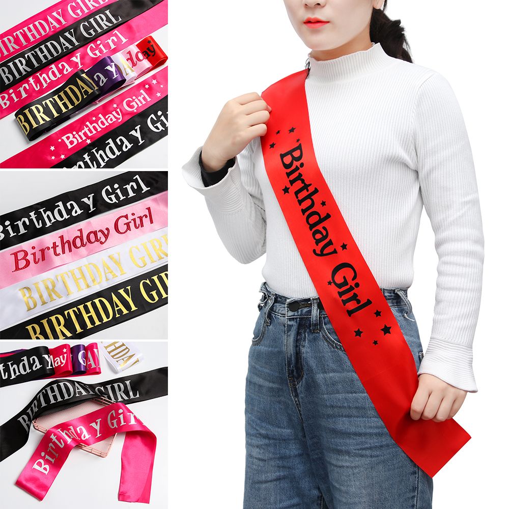 Birthday Girl Glitter Satin Sa – Birthday Sash Glitter recenzja i cena