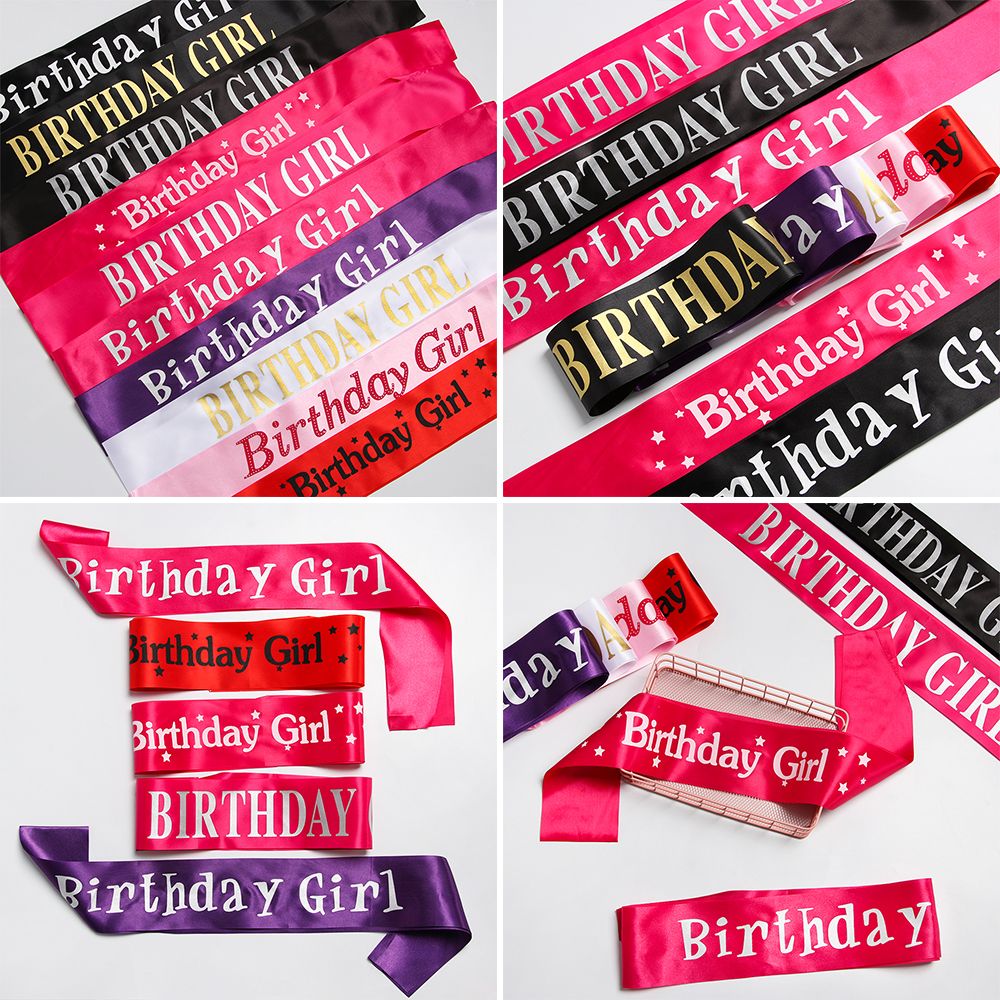 Birthday Girl Glitter Satin Sa – Birthday Sash Glitter recenzja i cena