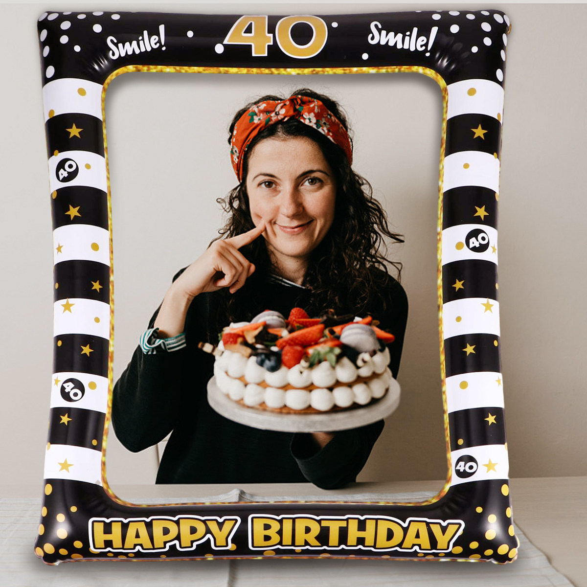 Photo Frame Birthday Party Boo – Photo Booth Frame recenzja i cena