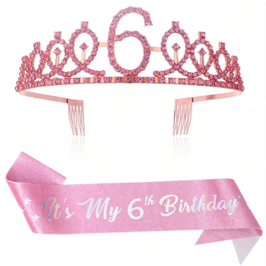 Glitter Birthday Crown Sash Wo – Birthday Sash Glitter recenzja i cena