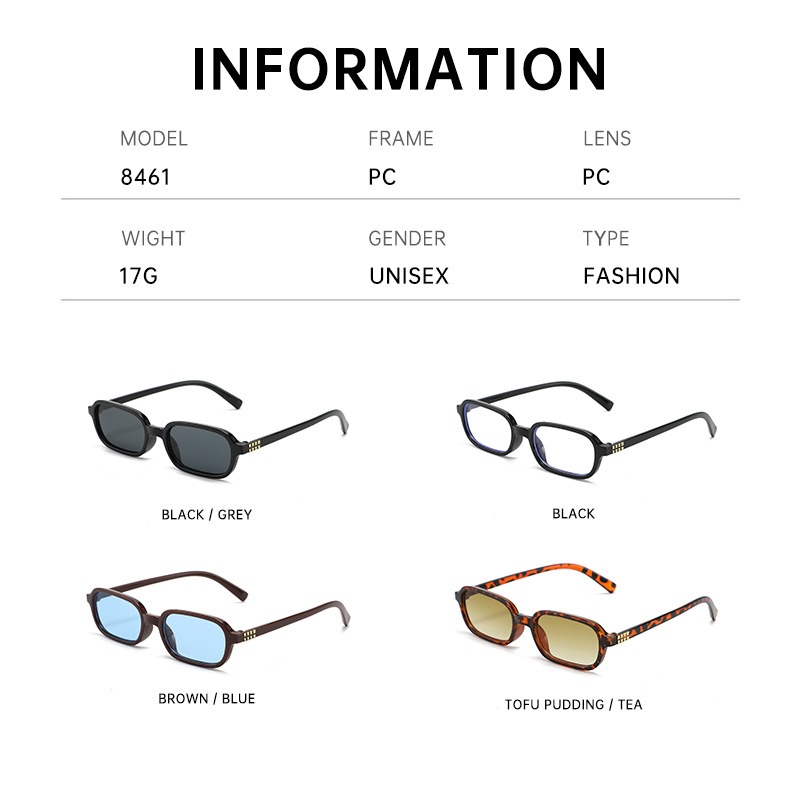 New Small Square Frame Sunglas – Photo Booth Frame recenzja i cena