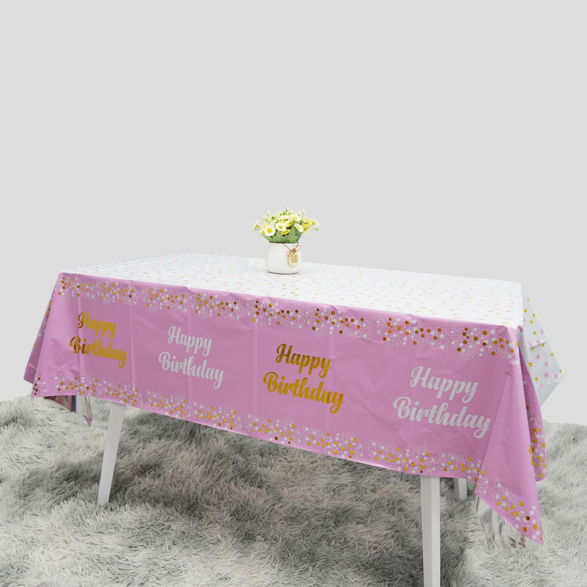 Happy Birthday Disposable Tabl – Table Cloth Disposable recenzja i cena