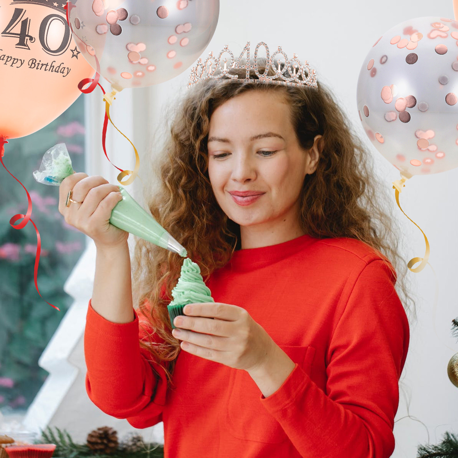 1Set Birthday Themed Crown Sas – Birthday Sash Glitter recenzja i cena