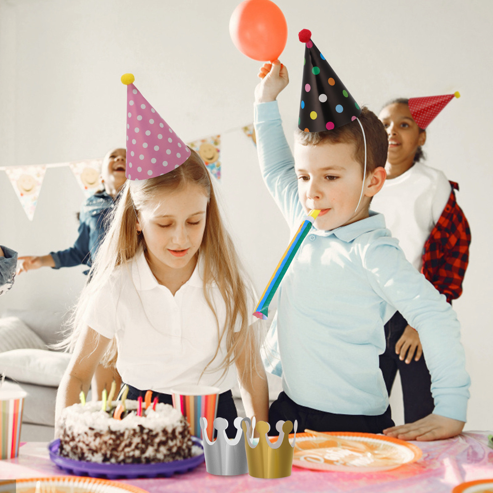 1Set Birthday Party Decoration – Party Hat Cone recenzja i cena