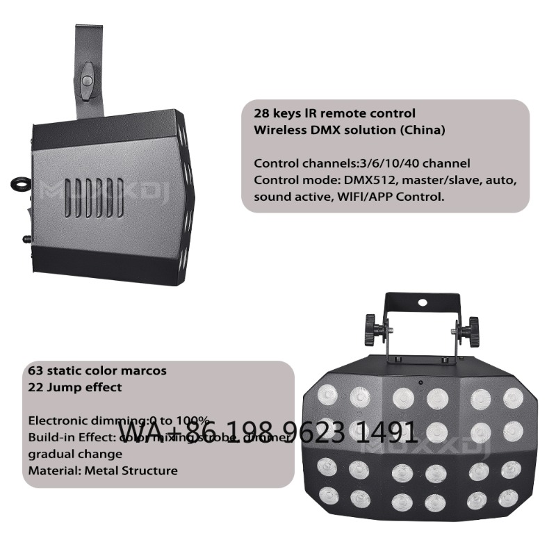 2Pcs 24*12W RGBWA+UV LED Spide – Event & Party Supply recenzja i cena