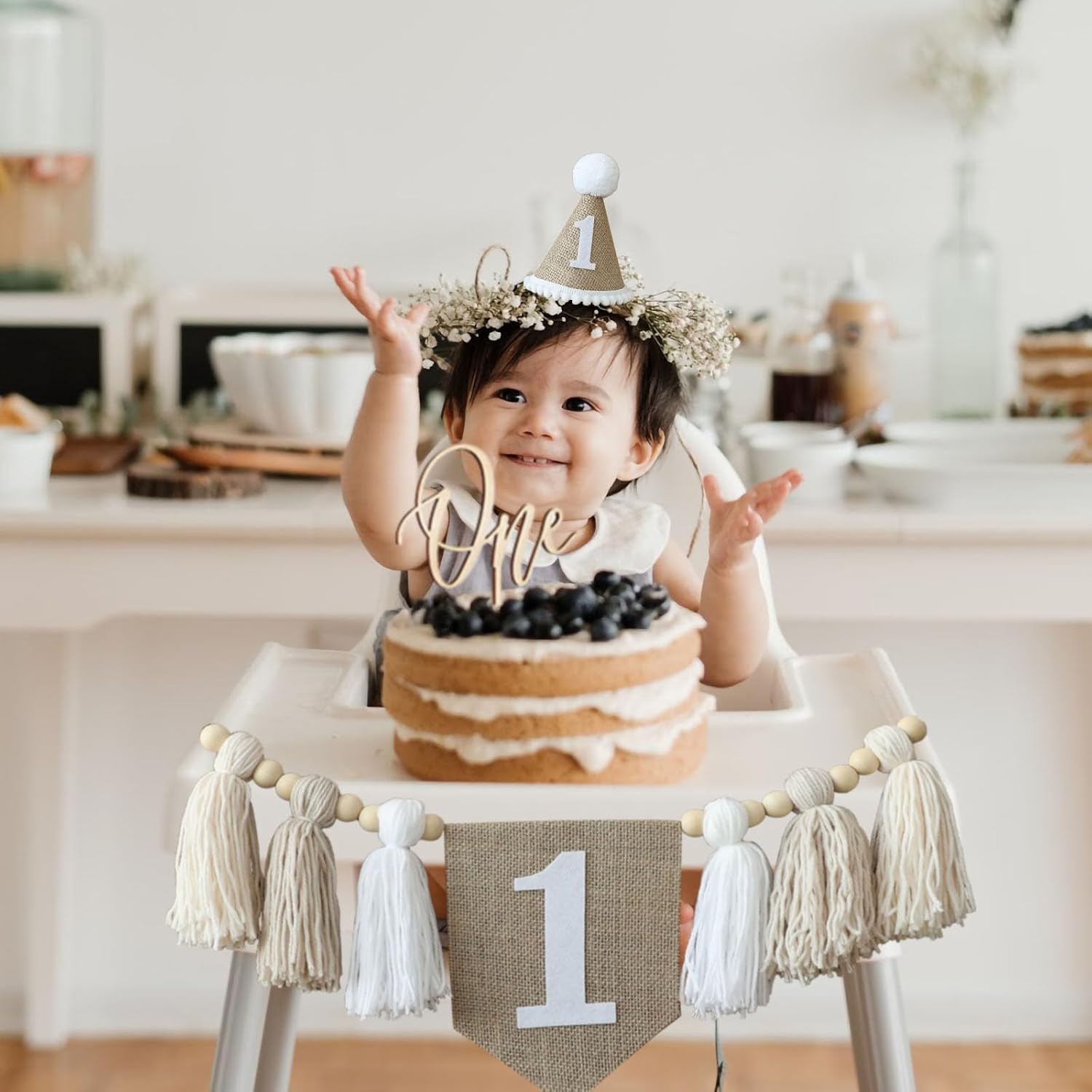 Birthday High Chair Banner Han – Party Hat Cone recenzja i cena
