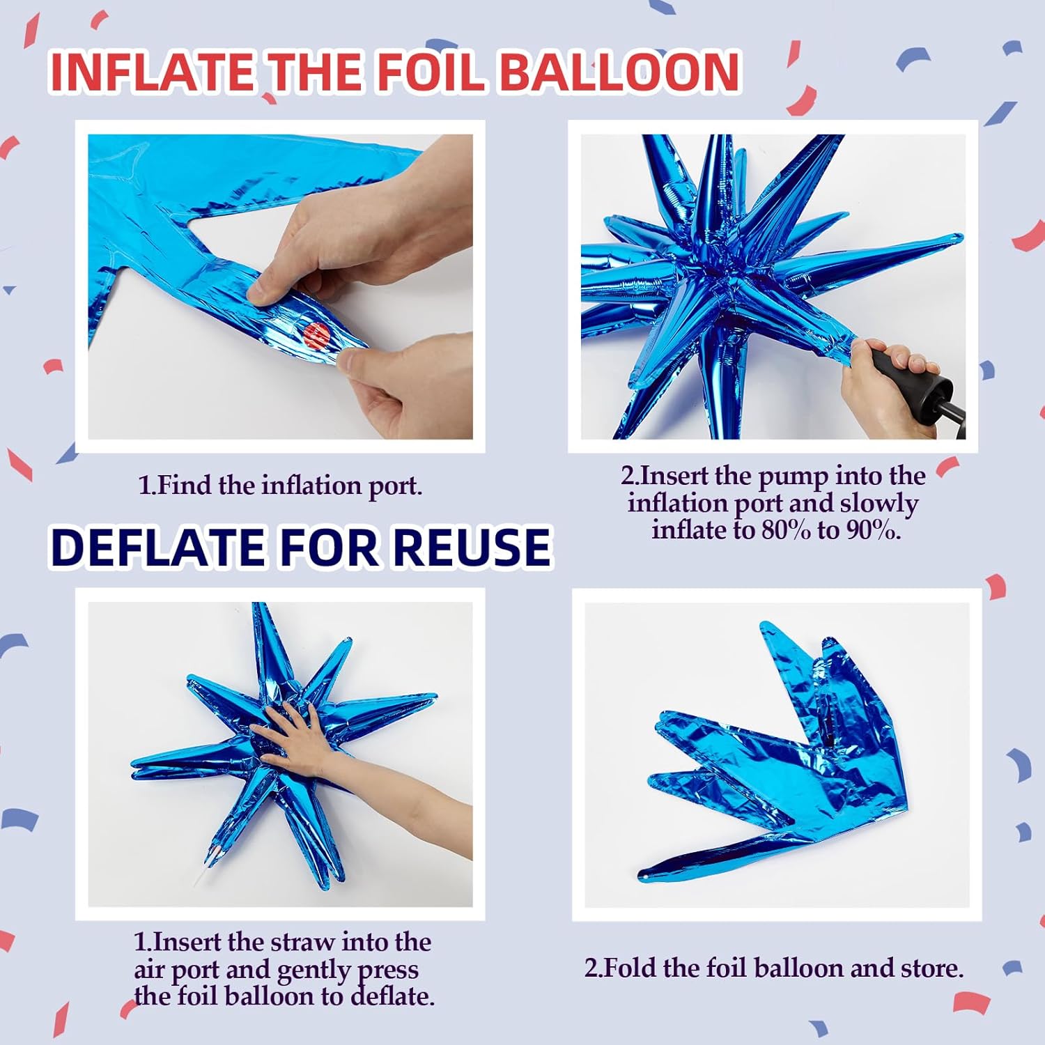 129pcs Red White and Blue Ball – Balloon Arch Kit recenzja i cena