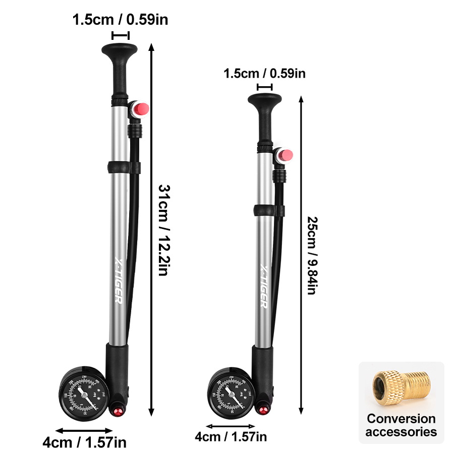 X-TIGER 300PSI Bicycle Pump T- – Balloon Pump Hand recenzja i cena