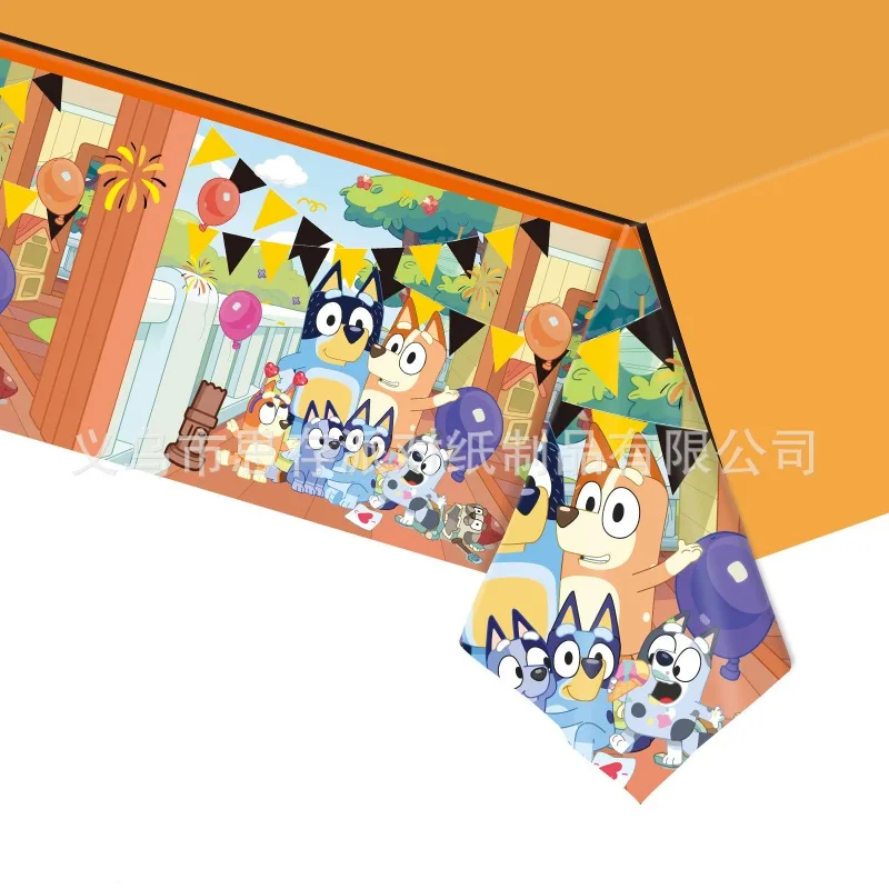 New Bluey Tablecloth Birthday  – Table Cloth Disposable recenzja i cena