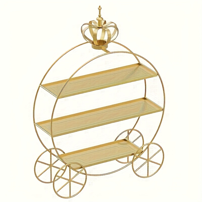 3-Tier Golden Crown Cake Stand – Cupcake Stand Tier recenzja i cena