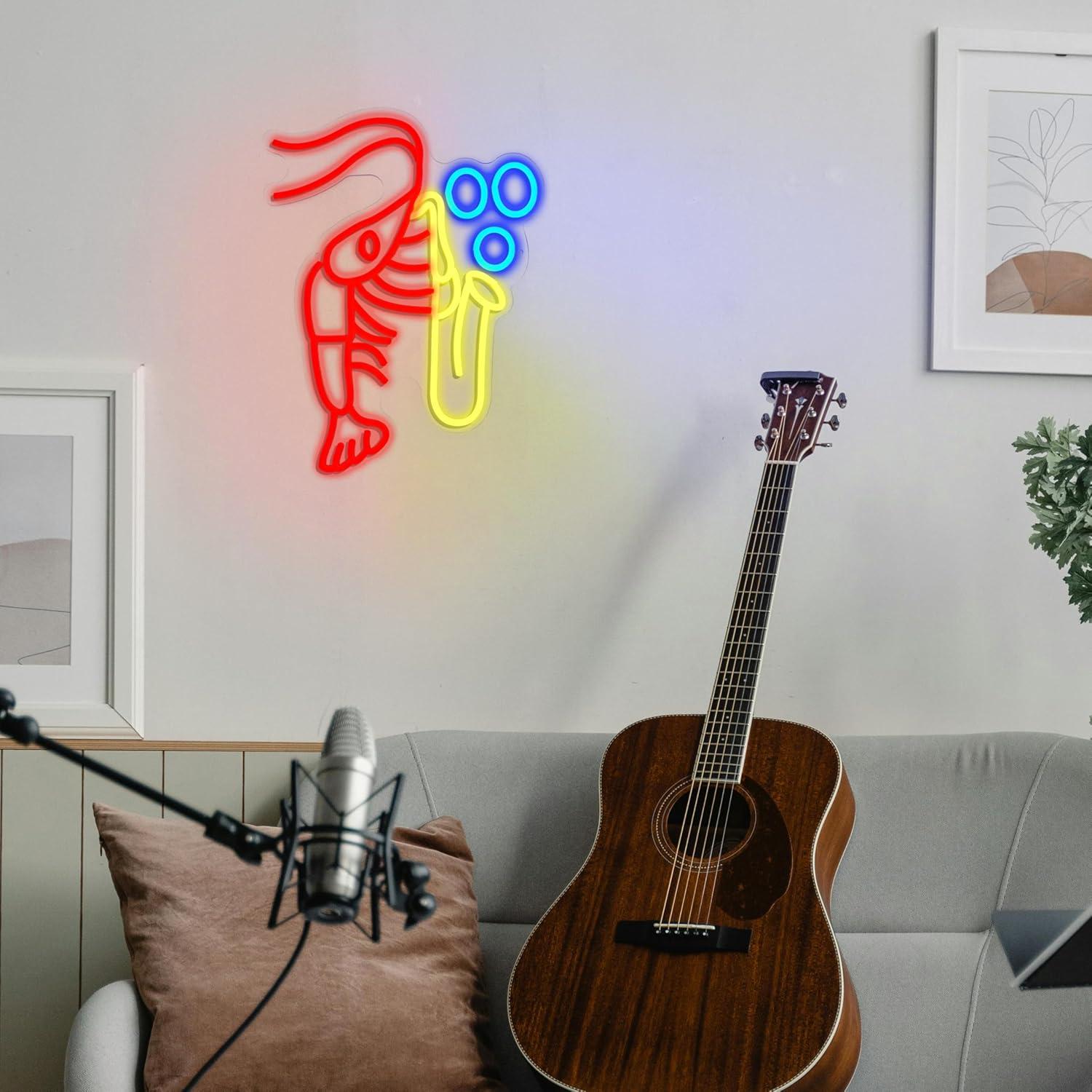 Lobster Saxophone Neon Sign Ja – Neon Sign Party recenzja i cena