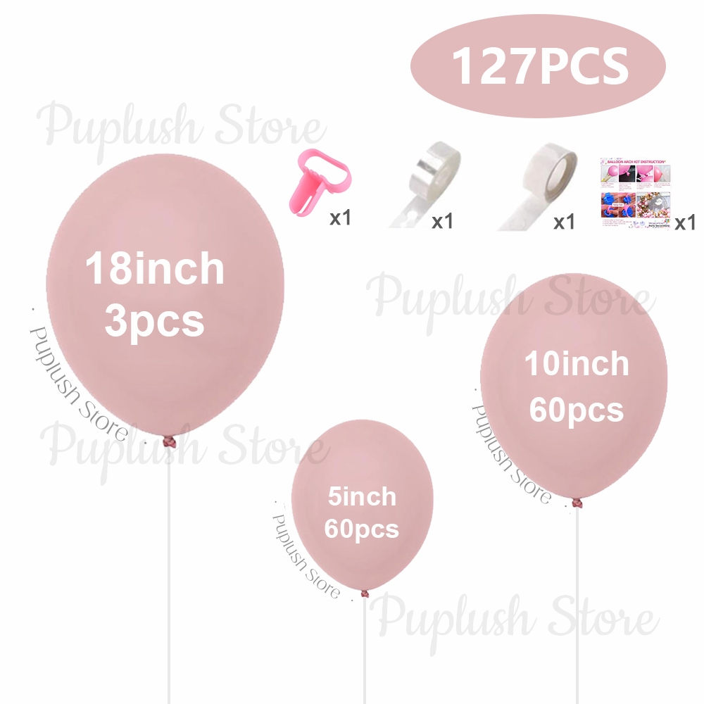 127Pcs Boho Dusty Pink Ballo G – Balloon Arch Kit recenzja i cena