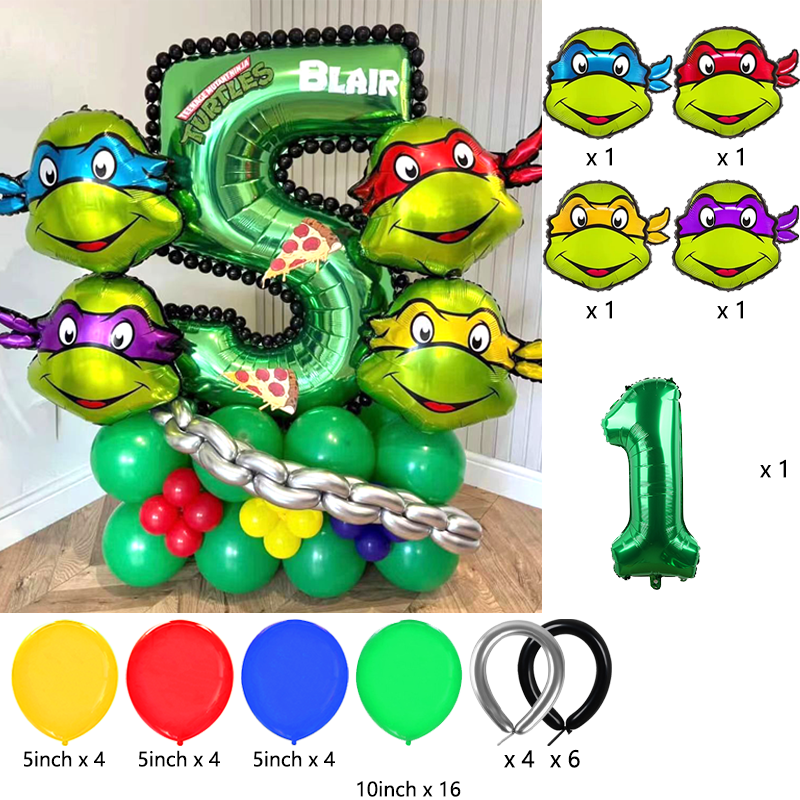 Ninja Turtles Themed Balloon A – Balloon Arch Kit recenzja i cena