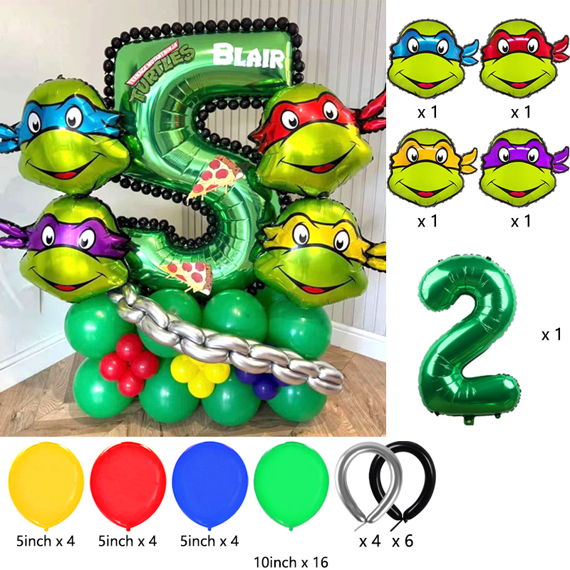Ninja Turtles Themed Balloon A – Balloon Arch Kit recenzja i cena