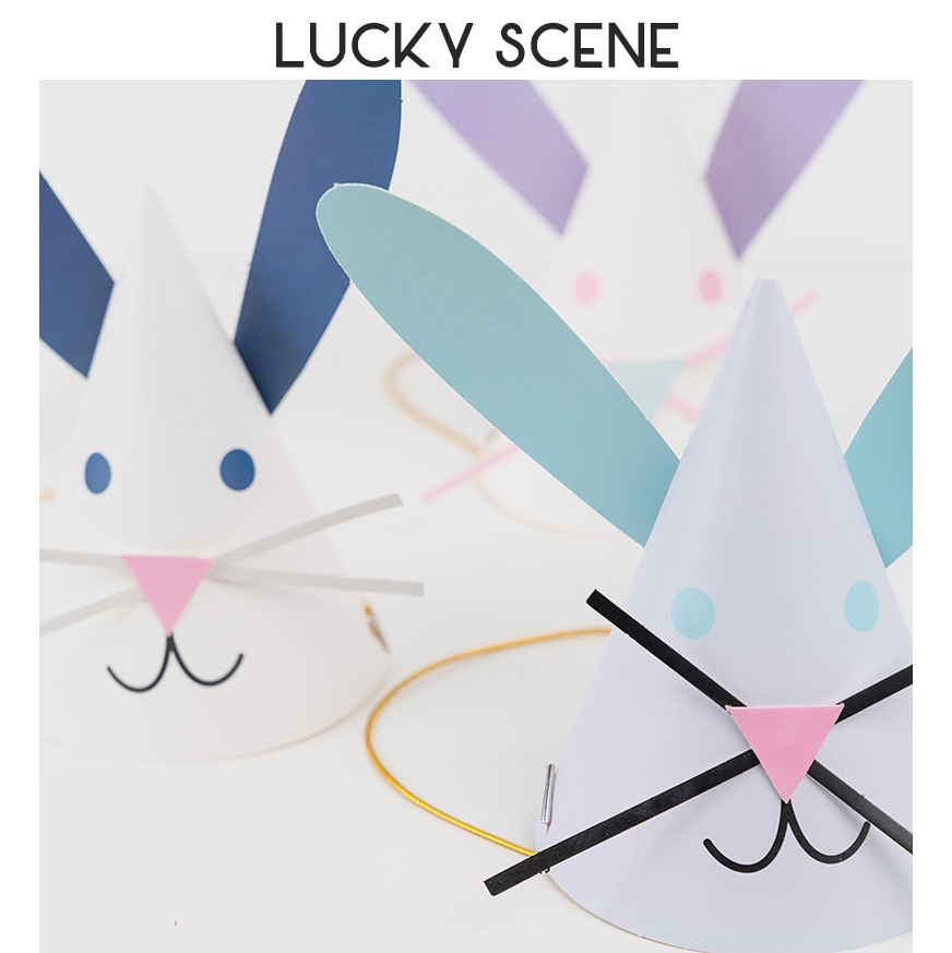 Bunny Ears Birthday Hat Cute B – Party Hat Cone recenzja i cena