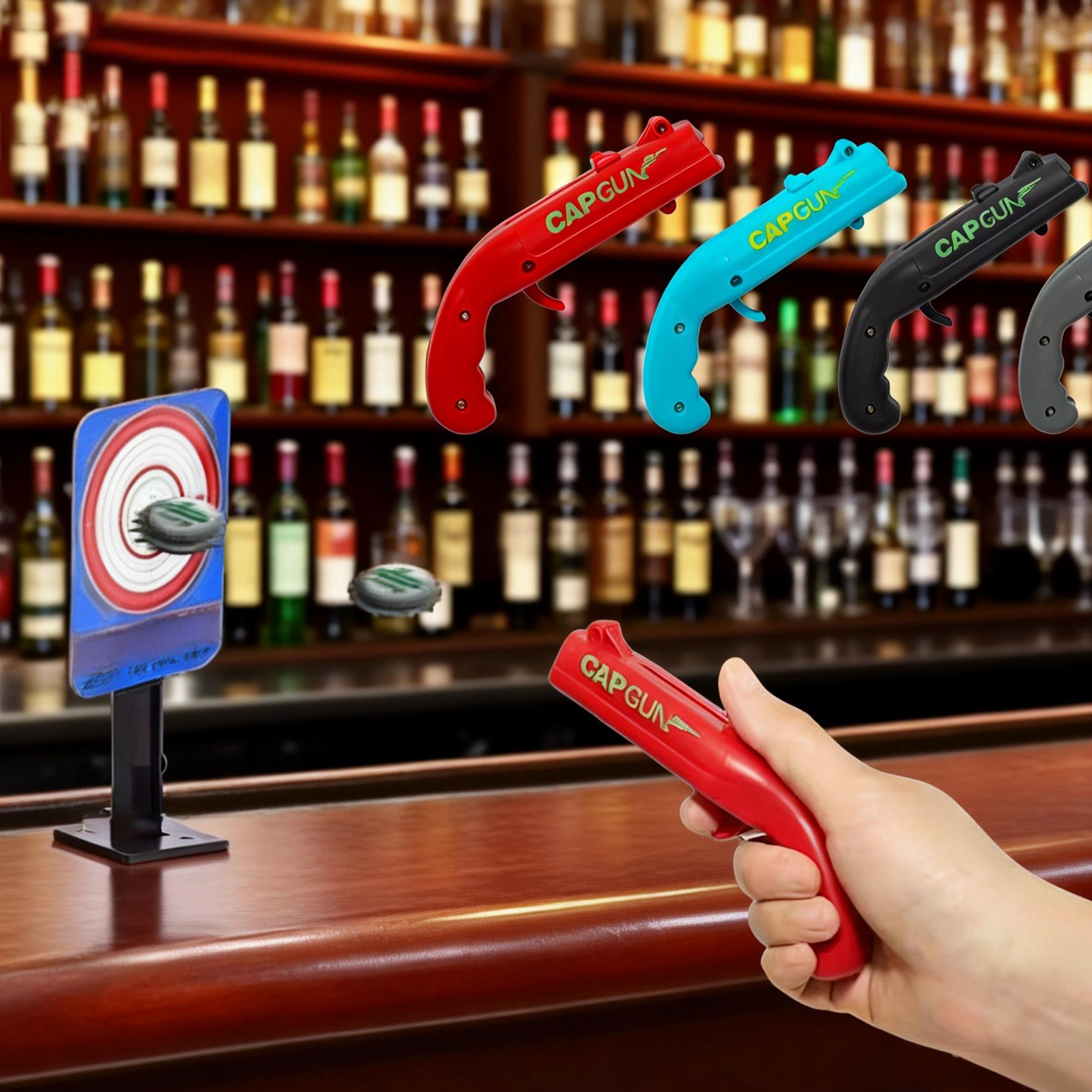 3PC Cap Gun Shooting Bottle Op – Event Launch Party recenzja i cena