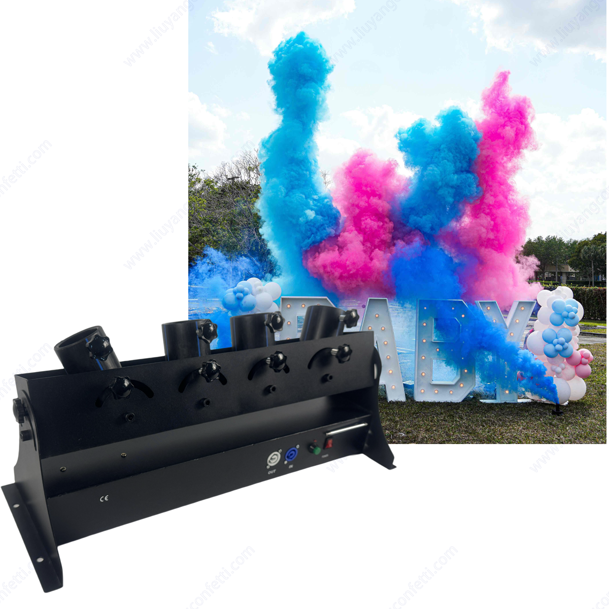 Electronic Spray Confetti Powd – Confetti Cannon Tube recenzja i cena