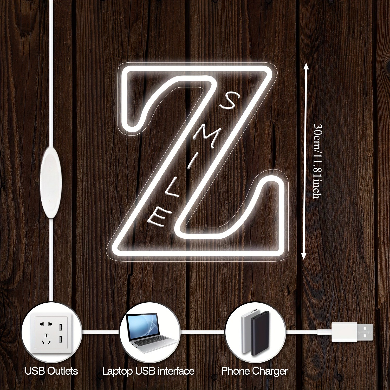 Custom 26 Letters 3D Embossed  – Neon Sign Party recenzja i cena